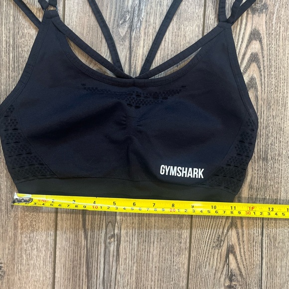 Gymshark Vital Seamless Sports Bra | Black | Size M | - Picture 7 of 9